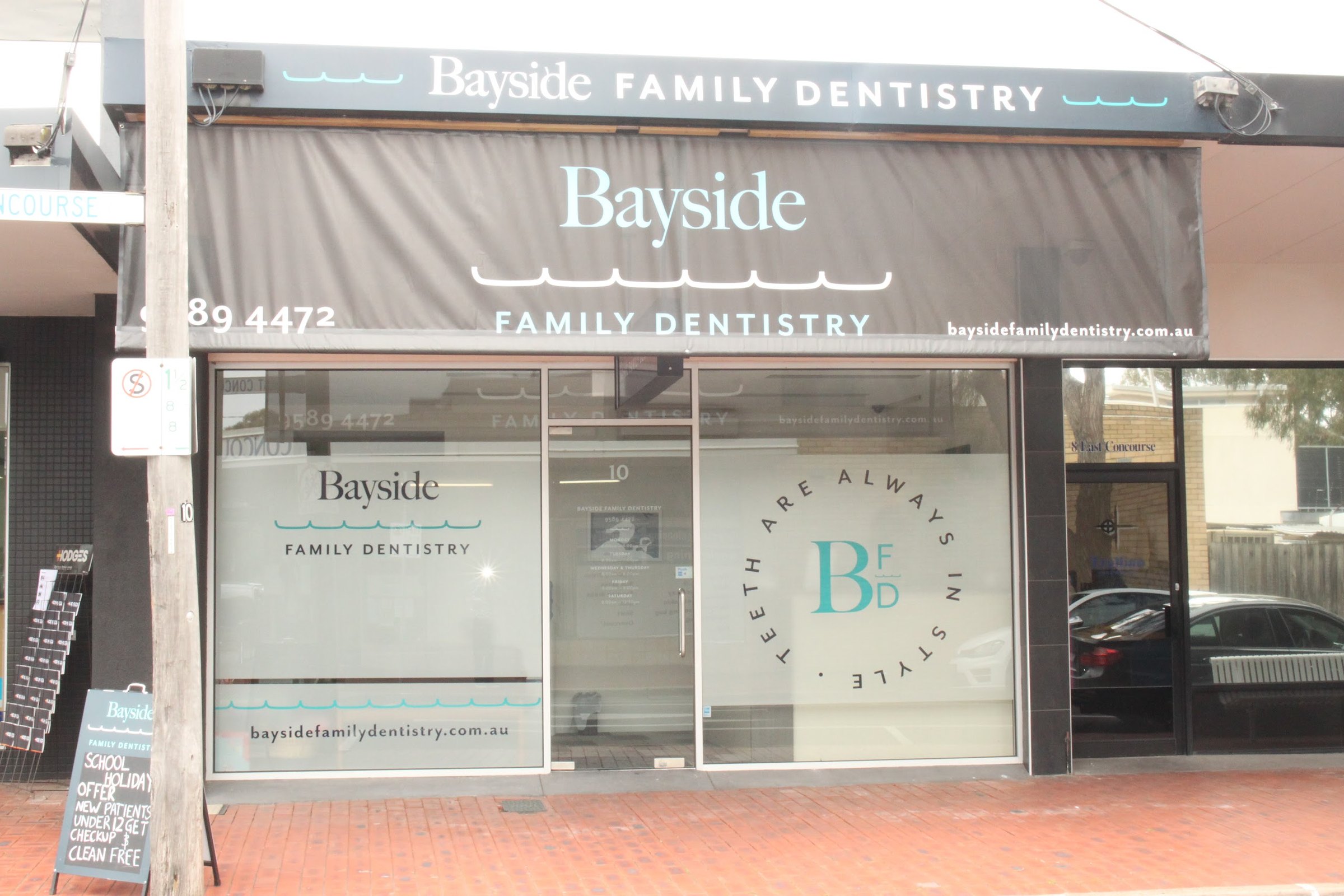 Our shopfront at 10 East Concourse